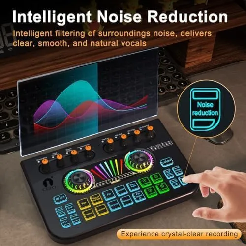 Image of Cezo X3 Professional Live Streaming USB Audio Interface