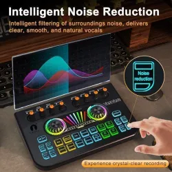 Cezo X3 Professional Live Streaming USB Audio Interface