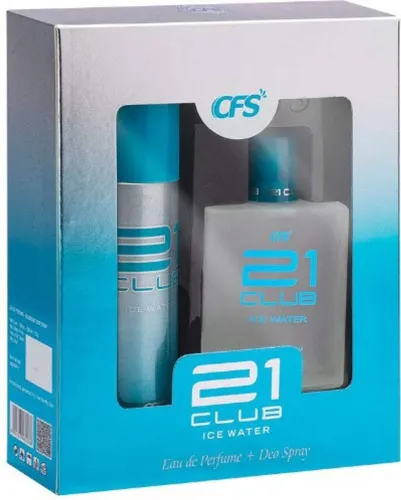 Image of CFS 21 Club Ice Water Perfume 100ml + Deodorant 200ml Set