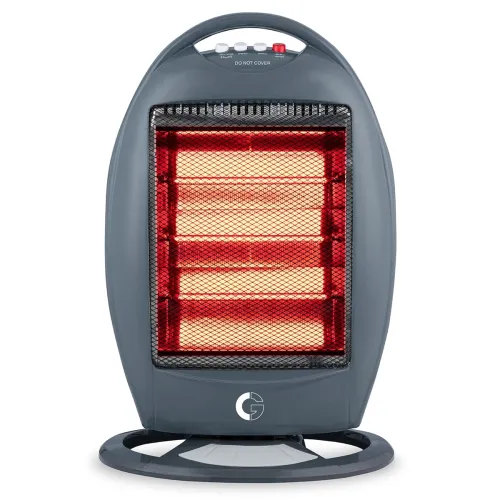 Image of CG Beluga 3H 1200W Halogen Room Heater | All New Red Halogen | 3 Heat Settings | Tip Over Safety Switch | Noiseless Oper