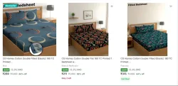 Cg Homes Bedsheets at minimum 80% Discount
