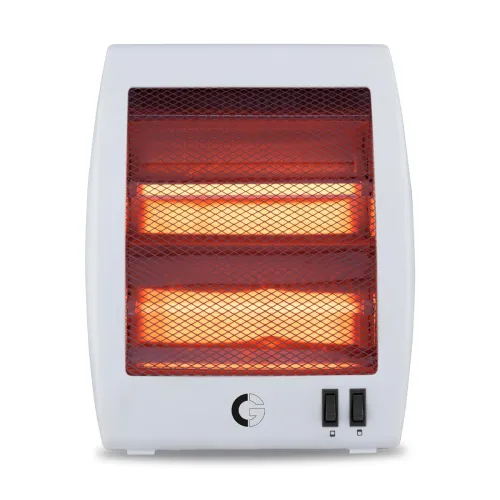 Image of CG Norris 800W 2Q Quartz Room Heater | 2 Heat Settings | Tip Over Safety Switch | Noiseless Operation | Ideal for Rooms 