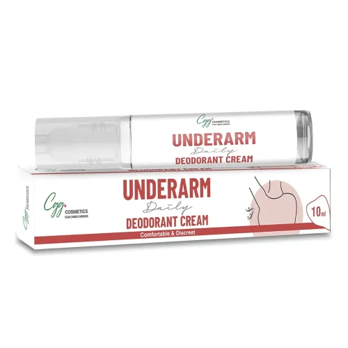 Image of CGG Cosmetics underarm daily deodorant cream,roll on Removes Odour, Keeps Skin Fresh & Clean, Alcohol Free, Paraben Free