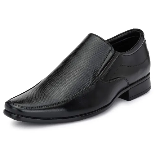 Image of Chadstone Men Black Formal Shoes-7 UK (41 EU) (CH
