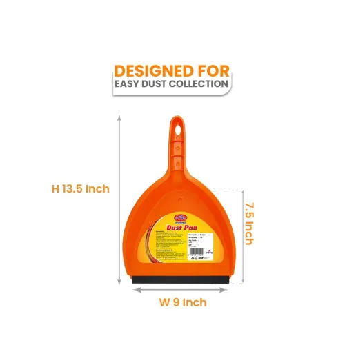 Image of Chakaachak Ergonomic Dustpan for Everyday Home Cleaning Color May Vary