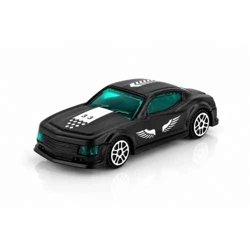 Image of Chanak Die-cast Car - Metal Pull Back Toy Car with Smooth Wheels - Racing Toy with Zinc Alloy Body - Pull Back Sports Ca