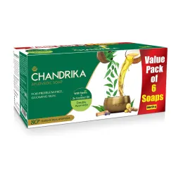 Chandrika Ayurvedic Soap 125g (Pack of 6)