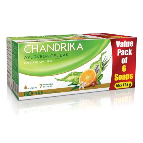 Image of Chandrika Glycerine Ayurveda Gel Bar