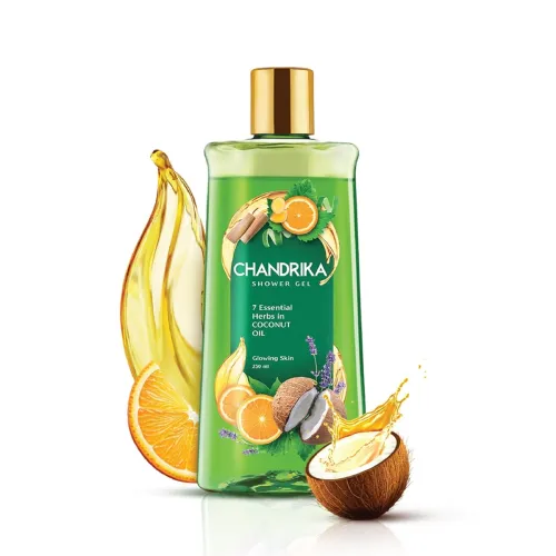 Image of Chandrika Shower Gel 7 Essential herbs and coconut oil 250ml