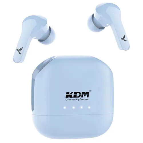 Image of KDM – E4 Chargepods Truly Wireless in Ear Earbuds with 80hrs Playtime, Power Bank Function, DNS, V5.4 BT, Low Latency, B