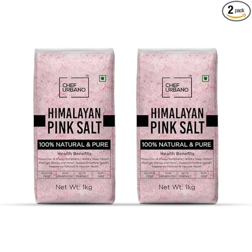 Image of Chef Urbano Himalayan Pink Salt Pouch, 2 X 1000 g