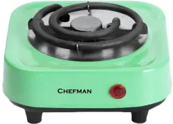 Chefman 500 W Induction Cooktop Jog Dial  (Green, CHHP07)
