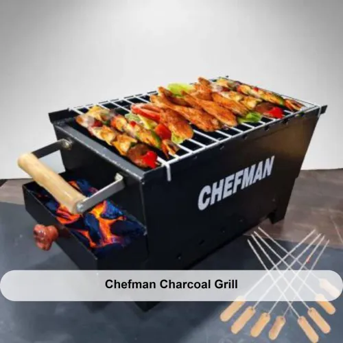 Image of Chefman Coal Barbeque Griller for Healthy Cooking Ideal