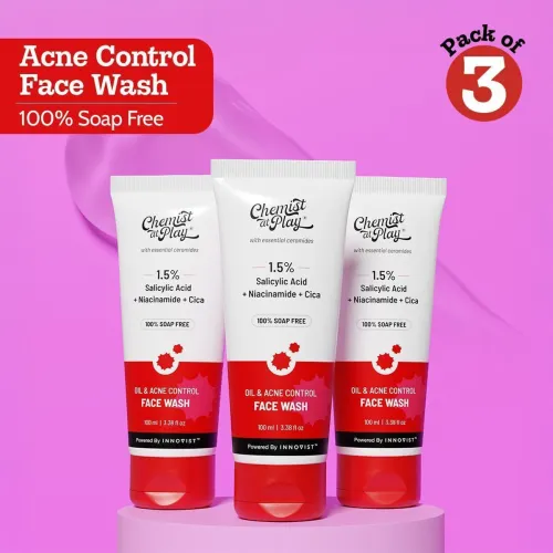 Image of Chemist at Play Acne Control Face wash (300 ml)