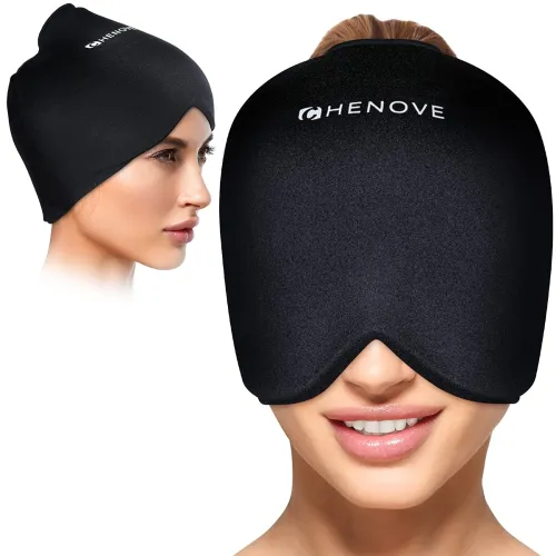 Image of Chenove Migraine Ice Head Wrap, Gel Migraine Relief Cap Headache Relief Hat, Comfortable & Stretchy Ice Cap for Migraine