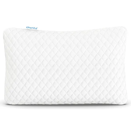 Image of Cherilo Adjustable Microfiber Sleeping Pillow for Kids 12x18 Inches