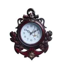 Cherry Wall Non-Ticking Round Wall Clock Modern Modern Design Clock