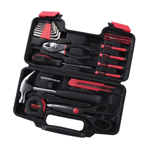 Image of Cheston 39 piece Hand Tool Kit | Non-Slip & Corrosion Resistant Handles | 