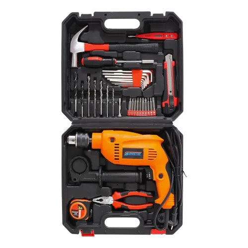 Image of CHESTON Drill Tool Kit 550W 13mm Drill Machine For Home Use |Tool Kit For Home Use Multipurpose | Drill Kit with Variabl