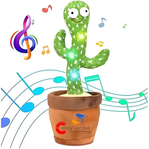 Image of Chigy Wooh Dancing Cactus Talking Toy