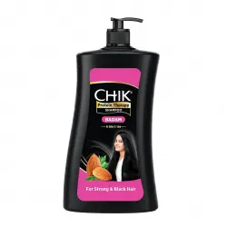 Chik Protein Therapy Shampoo|Badam & Black Tea|2X Stronger Hair|1000ml