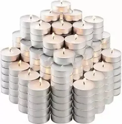CHIKLIT ENTERPRISE Tealight Candle Pack100