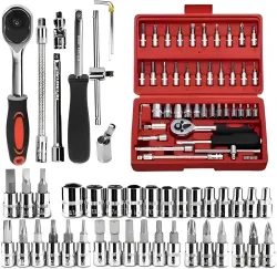 ChinuStyle 46-Piece Mechanic Tool Kit