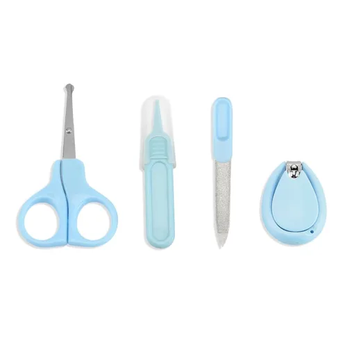Image of Chipmunks Grooming Kit for New Born Baby - Nail Cutter - Rounded Scissors - Baby Nail Filer - Tweezer - Kids Accessories
