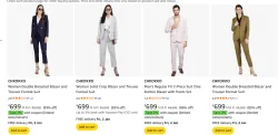 CHKOKKO Blazer & Pant Set From ₹699