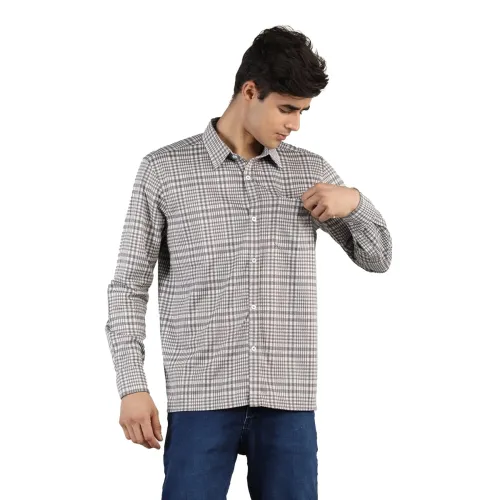 Image of CHKOKKO Mens Regular Fit Casual Shirt