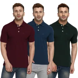 CHKOKKO Mens Regular Fit Polos