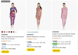 CHKOKKO Women Co-Ord Set Upto 91% Discount