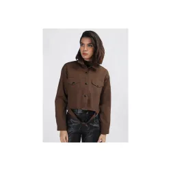 CHKOKKO Womens Corduroy Long length Jacket