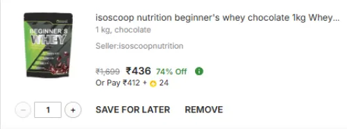 Image of chocolate Whey Protein 1kg 