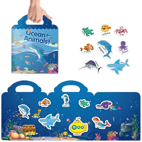 Image of Chocozone 32 Reusable Stickers Toys for 2 Years Old Boys & Girls
