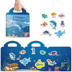 Chocozone 32 Reusable Stickers Toys for 2 Years Old Boys & Girls