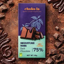 Chokola Signature Noir Dark Chocolate Bar 