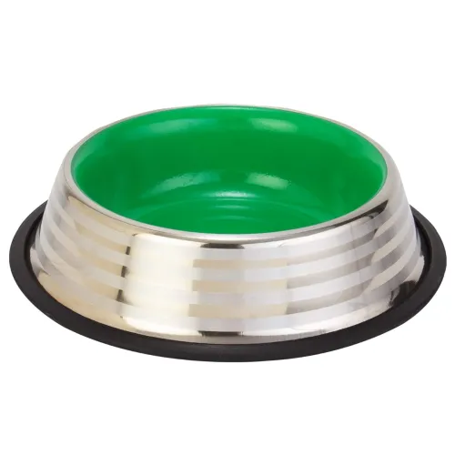 Image of Choostix Dog and Cat Feeding Steel Bowl, 710ml