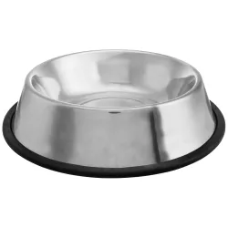CHOOSTIX Spandex Dog Feeding Steel Bowl (Large)