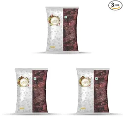 Chounk Kashmiri Red Chilli Whole Stemless | Byadgi Chilli Whole | Wrinkled Red Chilli, 100 Grams (Pack of 3)
