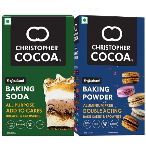 Image of Christopher Cocoa Baking Soda 250g + Baking Powder 200g