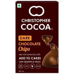 Christopher Cocoa Dark Chocolate Choco Chips 200g 