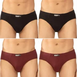 Chromozome Mens Cotton Briefs Pack of 4