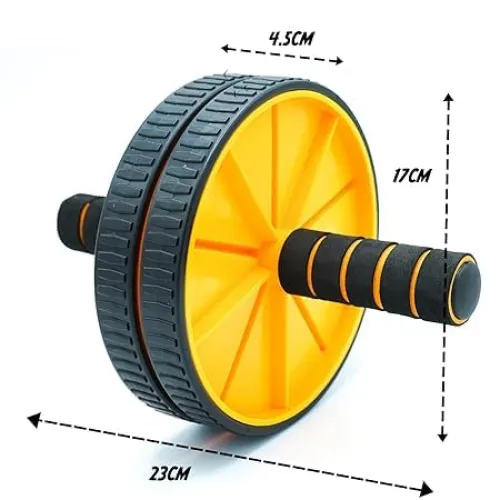 Image of CHUBS Abs Roller for Home Workout, Gym Ab Roller with Knee Mat for Abdominal Exercise
