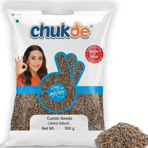 Image of Chukde - Jeera Sabut (17.63 OZ) - Cumin Seeds - Aromatic & Flavorful for Curry & Spice Mixes - Ideal for Spices, Cooking