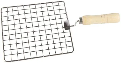 Image of Cierie Barbecue & Roti Toast Grill with Wooden Handle