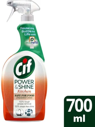 Image of Cif Power & Shine Kitchen Spray, 700ml