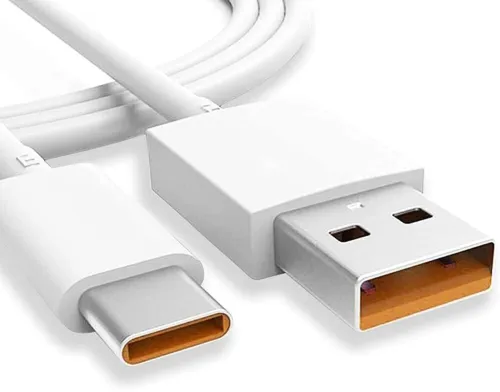 Image of CIHLEX USB Type C Cable 2 A 1.1 m 65w Super Fast Type C Data Cable, Nylon Braided, Original Like C Type Vooc Cable (Comp