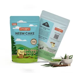 Cinagro Neem Cake Powder (1 Kg) 100% Organic, Biodegradable Soil Enhancer for Healthy Plants, Rich in Nitrogen, Phosphor