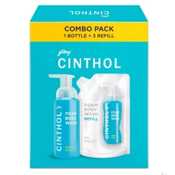 Cinthol Cool Foam Body Wash (800ml)